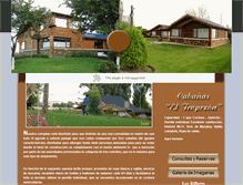 Tablet Screenshot of eltropezon.guiapatagonia.net