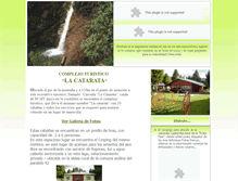 Tablet Screenshot of lacatarata.guiapatagonia.net