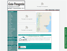 Tablet Screenshot of guiapatagonia.net